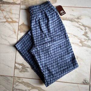 Lands' End Men's Blake Shelton Blue Bison Print Lounge Pajama Pants Cotton NWT
